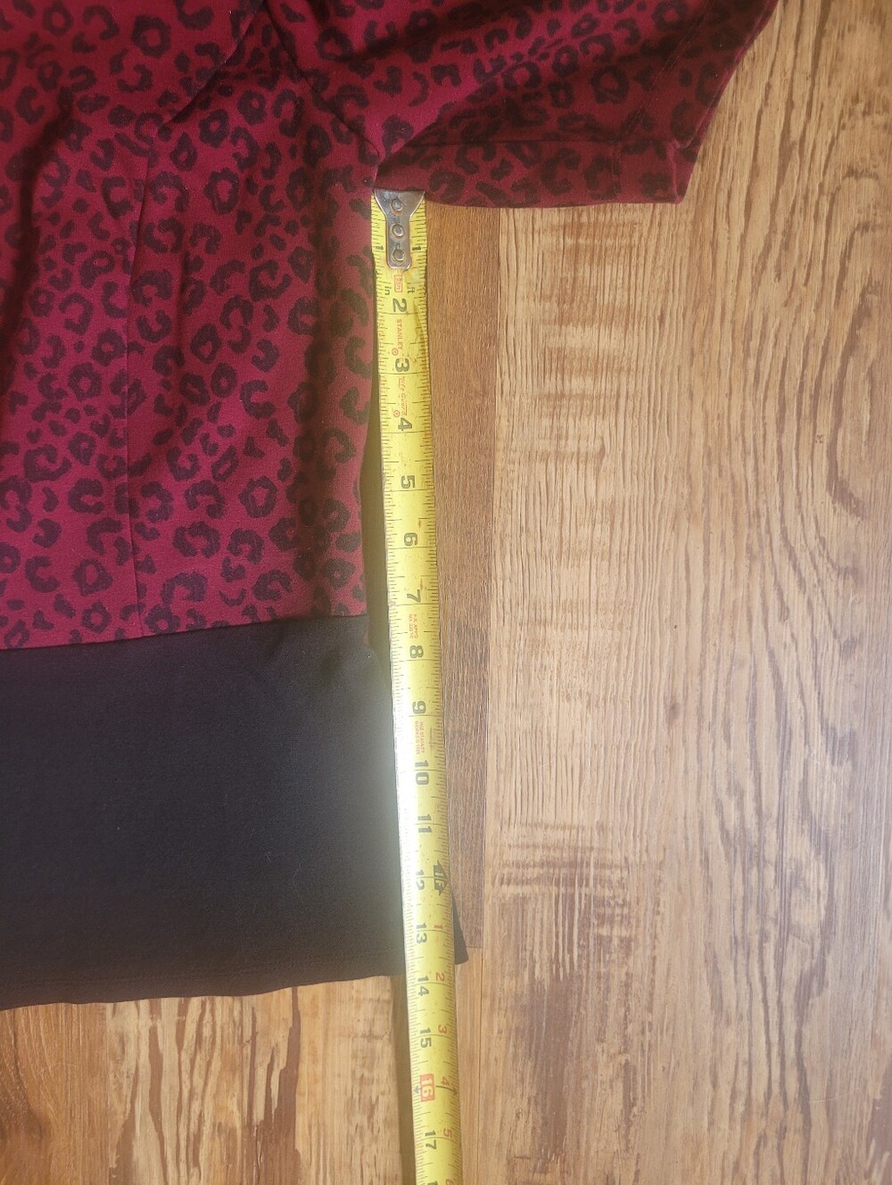 Ann Taylor Red Animal Print Blouse - Picture 7 of 10